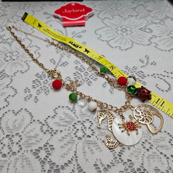NWT - Christmas Necklace with Nautical Theme - Picture 5 of 5
